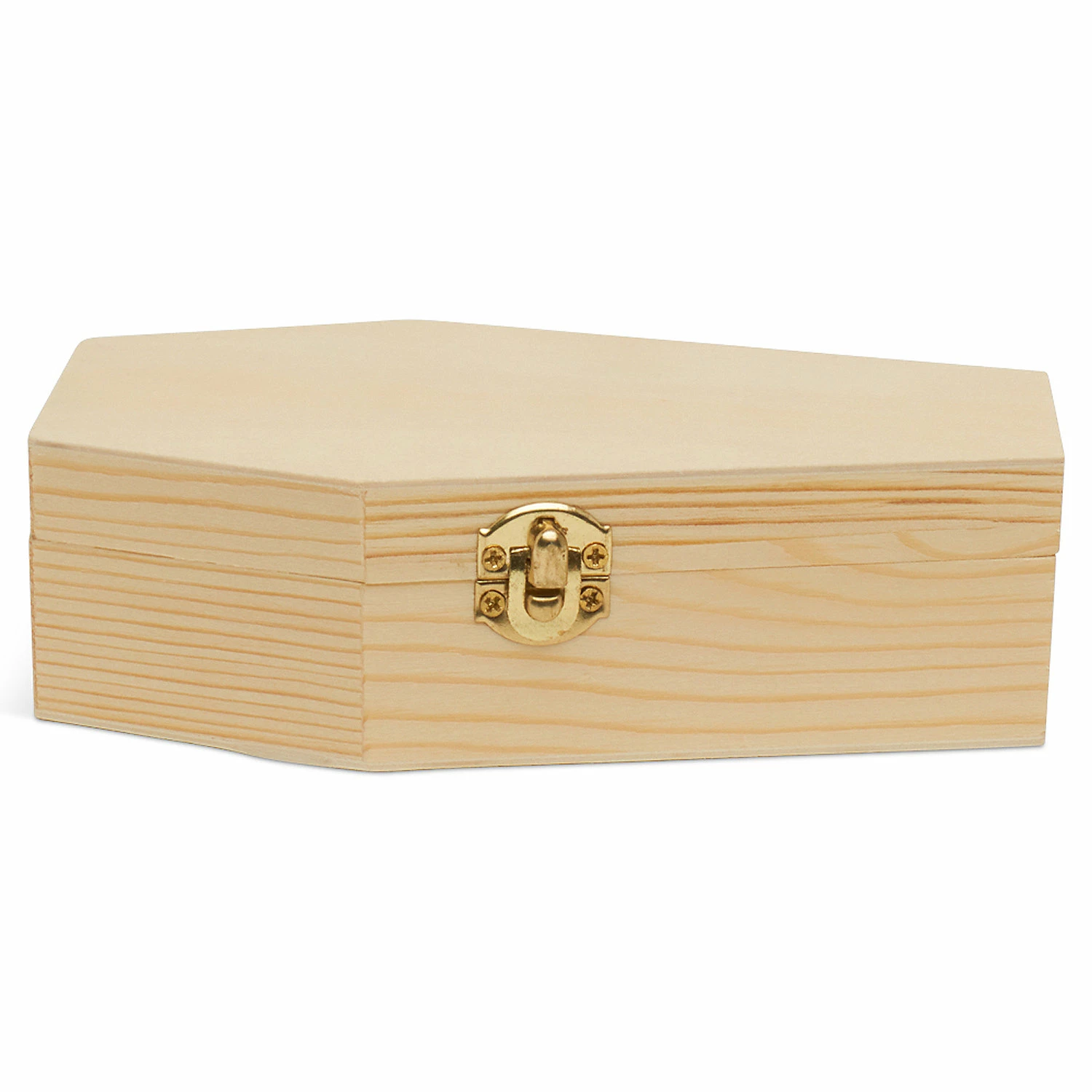 Woodpeckers Crafts, DIY Unfinished Wood 6" Coffin, Pack of 12
